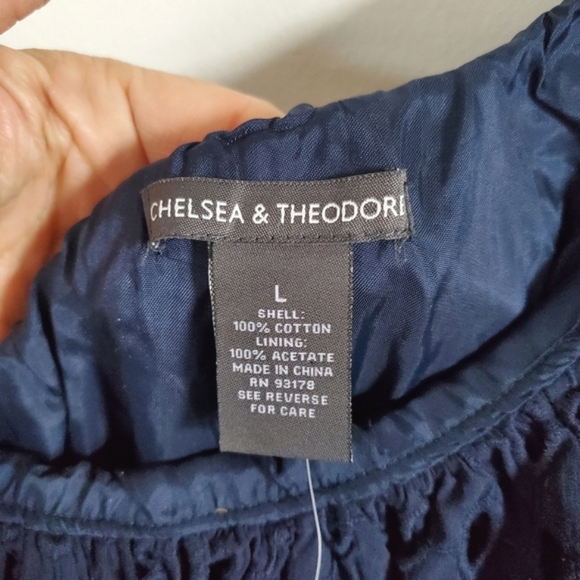 Chelsea & Theodore One Shoulder Dress L - Picture 4 of 7